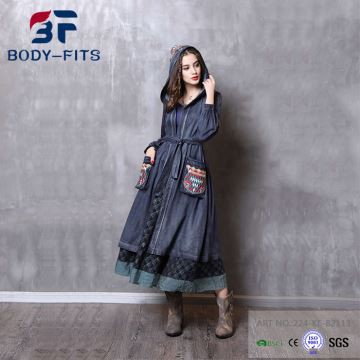 Denim Jacket Nrog Hoodie